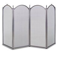 Napa Forge 19239 4 Panel Mendocino Screen - Pewter