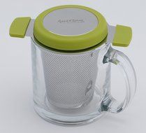 Tea Infuser with 304 Stainless Steel Extra Fine Mesh &ndash; Brew, Strain, &amp; Steep in Cup &ndash; Perfect for Single Cup Teavana...