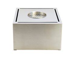 Utopia Alley Decor Enhancing Freestanding Ethanol Fireplace 27" Tall, Stainless Steel N3