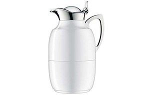alfi Juwel Vacuum Thermal Carafe 1.0 L, Lacquered Polar White