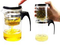 Vivoice Teapot Tumbler Infuser Perfect Loose Tea Leaves Maker Easiest Tea Brewing Solution N3