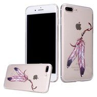 iPhone 7 Plus Case, PHEZEN Clear Soft TPU Protective Case Back Cover with Beautiful Cherry Blossom Flower Series... N23
