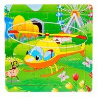 Puzzles Toys ，BeautyVan Wooden Kids 16 Piece Jigsaw Toys For Children Puzzles Toys
