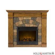 Holly &amp; Martin Underwood Electric Fireplace Oak N6