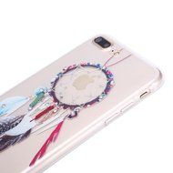 iPhone 7 Plus Case, PHEZEN Clear Soft TPU Protective Case Back Cover with Beautiful Cherry Blossom Flower Series... N38