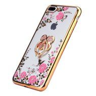 iPhone 7 Plus Case, PHEZEN Clear Soft TPU Protective Case Back Cover with Beautiful Cherry Blossom Flower Series... N39