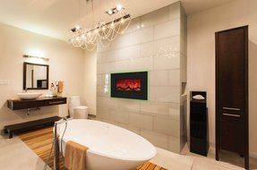 Amantii Enhanced Series Wall Mount/Built-In Electric Fireplace, 72 Inch N9