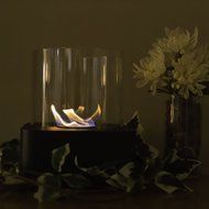 Sunnydaze Cilindro Ventless Bio Ethanol Tabletop Fireplace N2