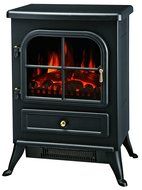 FIREBIRD 15" 1500W Adjustable 2 Setting 5200BTU Freestanding Portable Tempered Glass Electric Fireplace Stove... N5