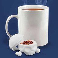 Phoneix 1 Pc Skull Filter Diffuser Loose Tea Beautiful Charming