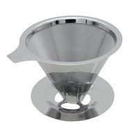 Reusable Stainless Pour Over Drip Mesh Coffee Tea Filter Holder Percolator