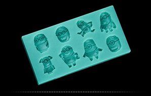 Topnew-Candy Cavity Silicone Chocolate Mold Candy and Gummy Moulds Minions H2365