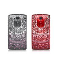 kwmobile Elegant and light weight Crystal Case Design Indian sun for LG G Flex 2 in light pink white transparent N31