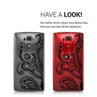 kwmobile Elegant and light weight Crystal Case Design Indian sun for LG G Flex 2 in light pink white transparent N32