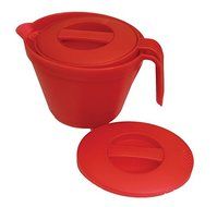 Kuhn Rikon 20470 Microwave Cookware, Small, Red N2