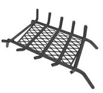 Landmann USA 97275 1/2 Steel Fireplace Grate with Ember Retainer, 27, 5 Bars by Landmann