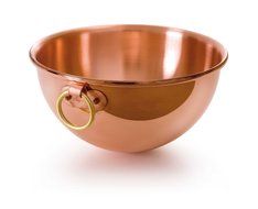 Mauviel Copper Egg White Beating Bowl w/ Copperbrill Cleaner