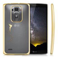 kwmobile Elegant and light weight Crystal Case Design Indian sun for LG G Flex 2 in light pink white transparent N34