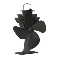 Fireplace Heat Powered Fan &ndash; Enjoy Heat From Your Wood Burning Stove and Drive Heat into Your Entire House Without... N4
