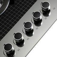 Brand New 35.5 inch Checked Glass 5 Burner Built-In Stove NG Gas Cooktops Cooker N3