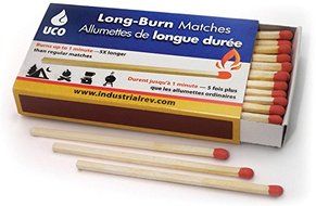 10 count of UCO Long Burn 3.75&quot; Safety Matches, Fireplaces, BBQ and Lanterns 10 Boxes of 50
