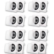 Acoustic Audio CS-I82S In Wall / Ceiling 8" Speakers 8 Pair Pack Home Theater 4800 Watts CS-I82S-8PR