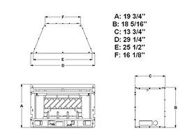 Vent-Free MV 10000 BTU Fireplace Insert - Natural Gas