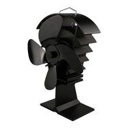 Neat824 Heat Powered Stove Fan, 4 Blades Wood Burning Stove Fan, High Airflow &amp; Silent Performance, Save 12%-15%... N8