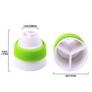 Piping Bags, MCIRCO 3 X ColorSwirl 3-Color Coupler for Large Size Russian Piping Tips and 3 X Reusable Pastry... N2
