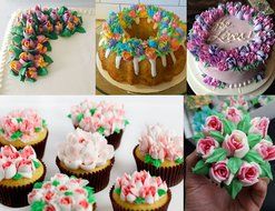 Piping Bags, MCIRCO 3 X ColorSwirl 3-Color Coupler for Large Size Russian Piping Tips and 3 X Reusable Pastry... N4