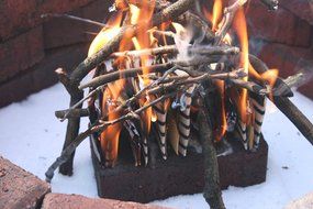Fire Squares, Easy Instant Fire Starters for Wood Stoves, Grills &amp; Camp Fires - 36 Pack N6