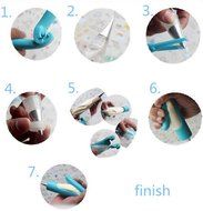 Lesirit Christmas Cake Decorating Pen Tool Kit (Blue)