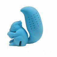 GOOTRADES Squirrel Shaped Tea Infuser Loose Leaf Strainer Bag Mug Filter (Blue)