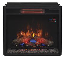 ClassicFlame 23II310GRA 23" Infrared Quartz Fireplace Insert with Safer Plug