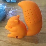 GOOTRADES Squirrel Shaped Tea Infuser Loose Leaf Strainer Bag Mug Filter (Blue) N4