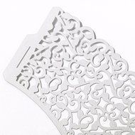 KINGSO 12pcs Filigree Vine Cupcake Wrappers Wraps Cases Wedding Birthday Decorations N2