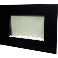 Warm House OWF-10303 Oslo Wall-Mounted LED Fireplace with Color-Changing Flame Effect N8
