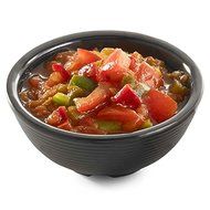 TableCraft Products RAM4RBK 4 oz./118 mL Ribbed Ramekin, Round, Black Melamine (Pack of 12)