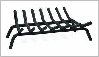 Vestal Manufacturing 16-068 3/4" Bar Stock, 5 Bar Welded Steel Grate, 24" Front X 20" Back X 15" Deep X 6.5" High