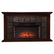Southern Enterprises Mendicino Wide Firebox Electric Fireplace N5