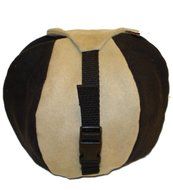 Tea Cozy for 40 Oz Teapot with Black and Tan Microsuede - Made in the USA!