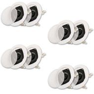 Acoustic Audio CS-IC42-4PR 150 Watt 4" 2-Way Home Theater In-Wall/Ceiling Speakers (4-Pair)