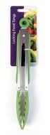 Good Living Silicone-Coated Set of Locking Food Tongs for Cooking on Non-Stick Cookware, Purple, 1-pack N6