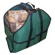 NEW ~ Deluxe Log Bag Carrier ~ This Superior Heavy Duty Outdoor-Indoor Log Holder Carrier for Firewood Is 16 Oz... N9