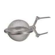 Stainless Steel Spoon Tea Leaves Herb Mesh Ball Filter Squeeze Strainer