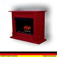 Gel + Ethanol Fire-Places Emily Premium - Inclusive 21-Piece Accessory Set Oak N2