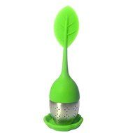 Cute Silicone Stainless Steel Leaf Tea Strainer Teaspoon Infuser Spice Filter