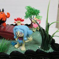 Pokemon 18 Piece Birthday Cake Topper Set Featuring 8 RANDOM Pokemon Character Figures and Other Decorative Themed...