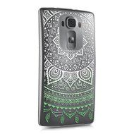 kwmobile Elegant and light weight Crystal Case Design Indian sun for LG G Flex 2 in light pink white transparent N47