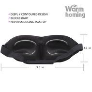 Sleep Mask- Contoured &amp; Comfortable Eye Mask for Sleeping &amp; Free Ear Plugs Carry Pouch. Lightweight 3D Blindfold... N2